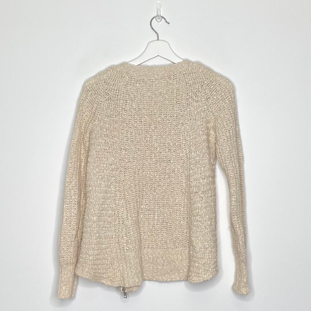 MOTH ANTHROPOLOGIE | Side Zip‎ Nubby Sweater | XS - Picture 5 of 7